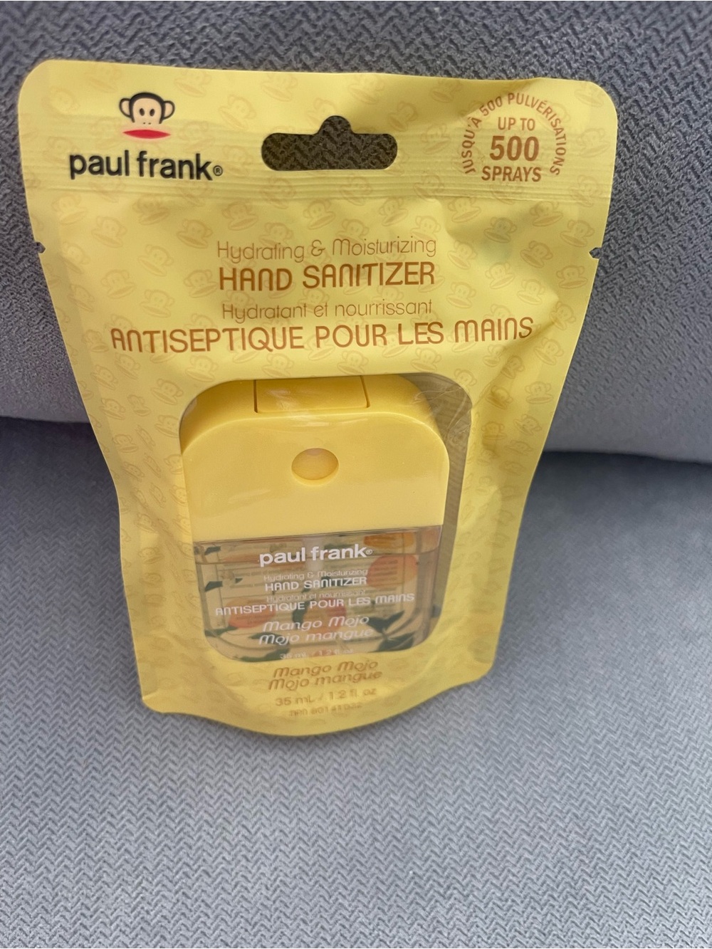 Paul Frank Mango Mojo Hand Sanitizer — Yellow